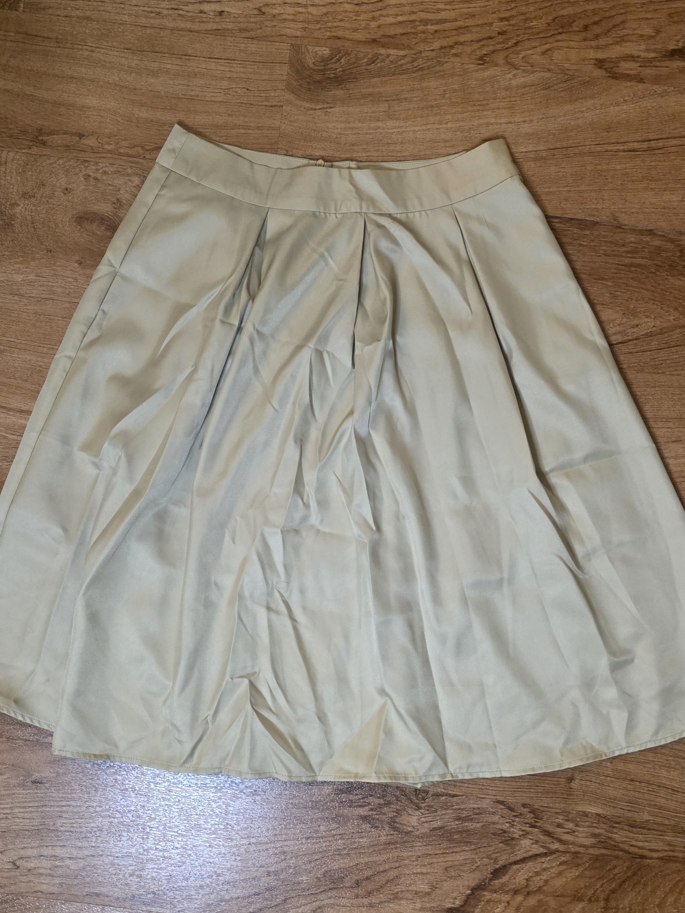 Yige NWT Tan Beige A Line Skirt